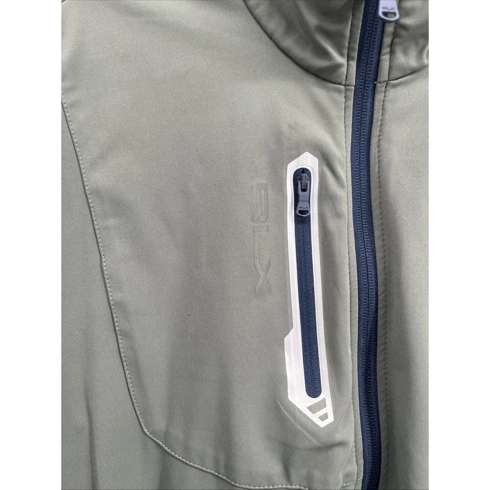 Polo Ralph Lauren RLX Performance Interlock Jacket Mens XL Green Stretch Wicking